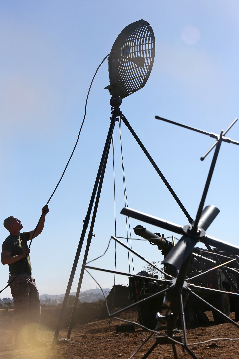 Communications Marines support CLR-17 logistical elements during COCEX