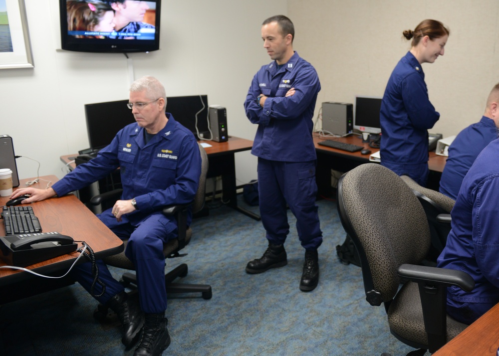 Coast Guard Sector Anchorage conducts disaster preparedness drill