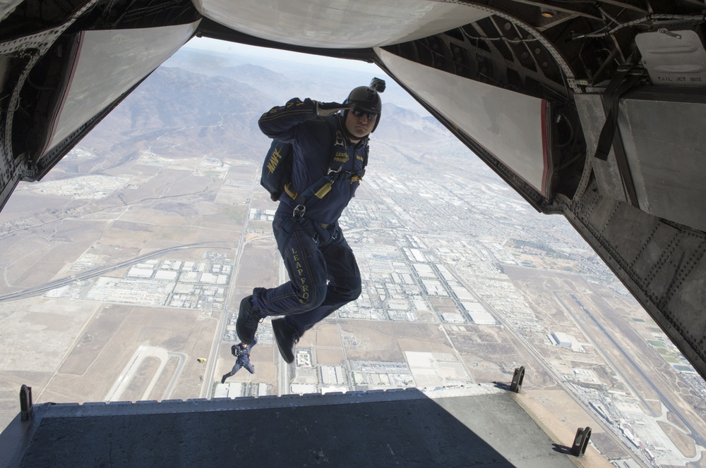 Parachute jump training