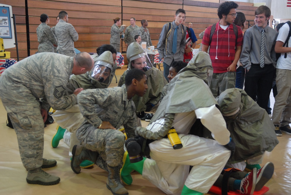 Kadena High School military job fair