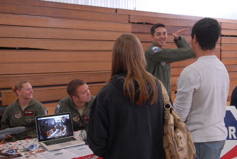 Kadena High School military job fair