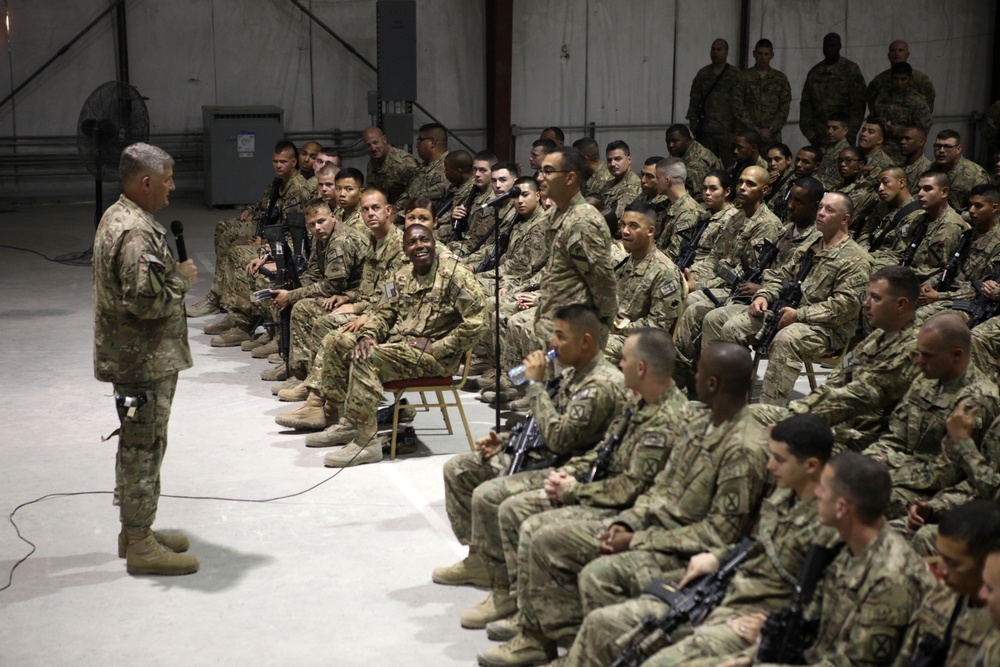 SMA Raymond Chandler visits Regional Command East, Afghanistan