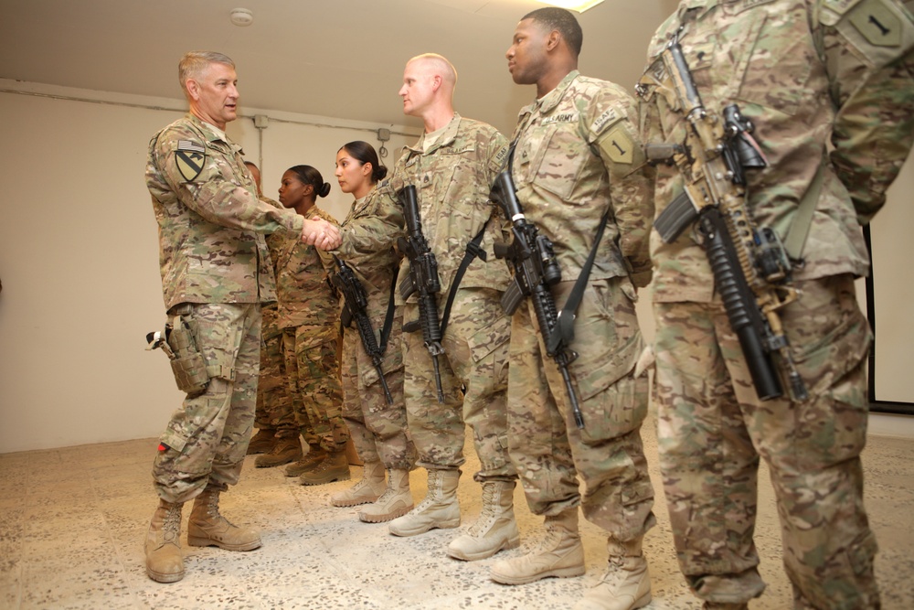 Sgt. Maj. of the Army Raymond Chandler visits Afghanistan