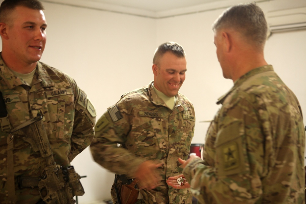 Sgt. Maj. of the Army Raymond Chandler visits Afghanistan