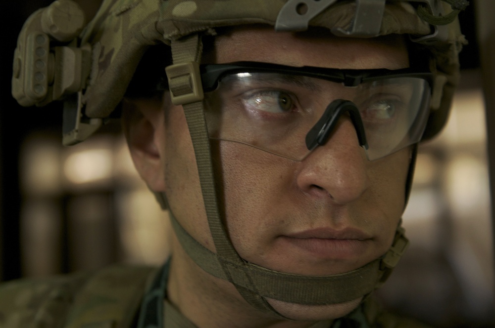 Pfc. Jesus Barron, Slugger machine gunner