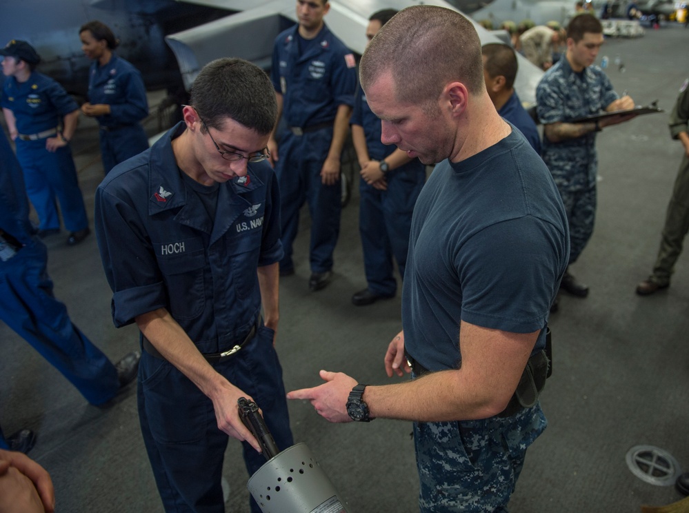 USS Boxer Weapons Training