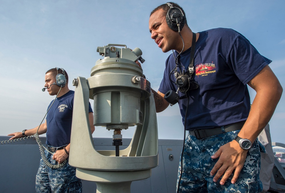 USS New Orleans Operations Specialist