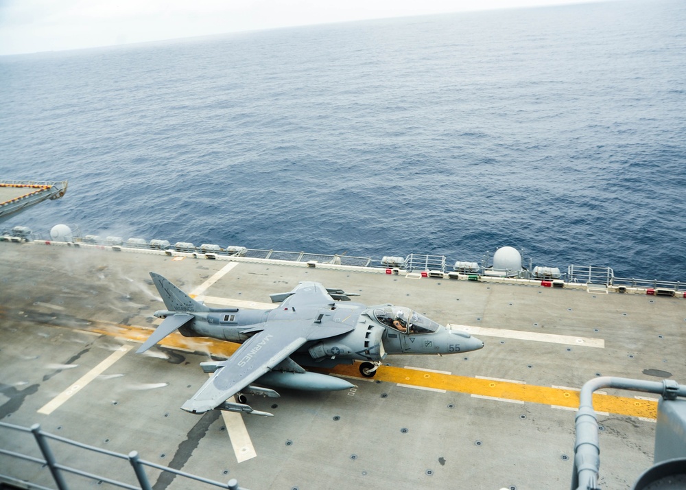 USS Boxer flight operations