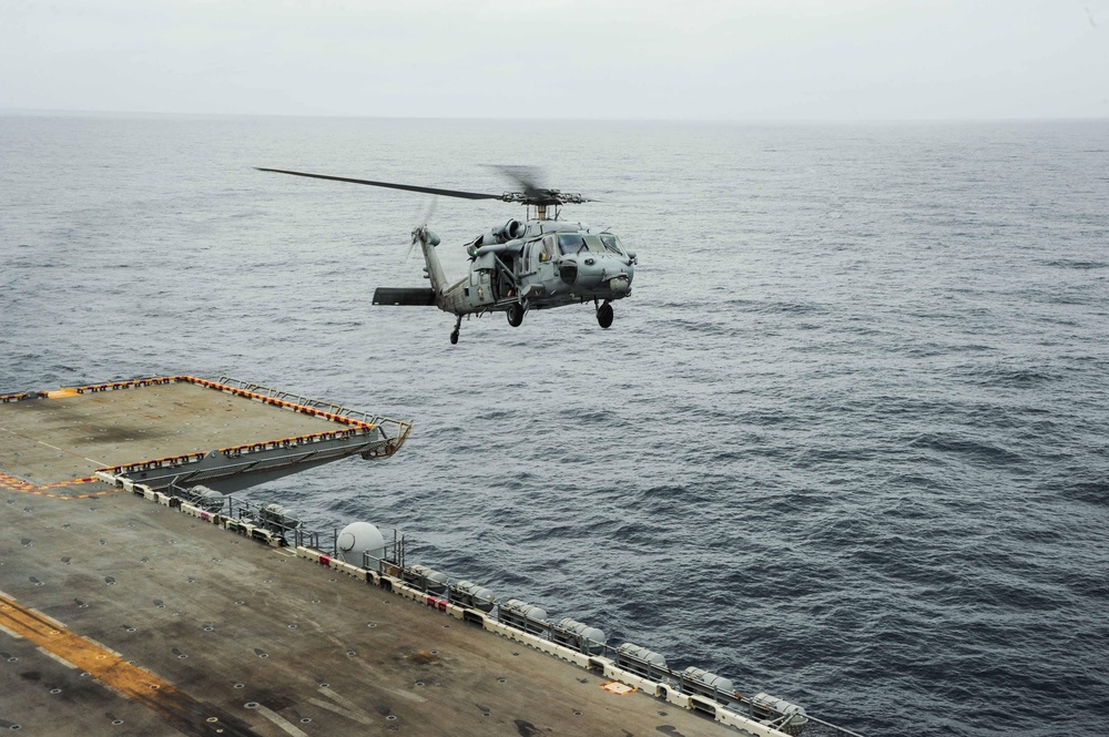 USS Boxer flight operations