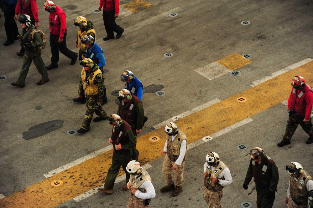 USS Boxer flight operations