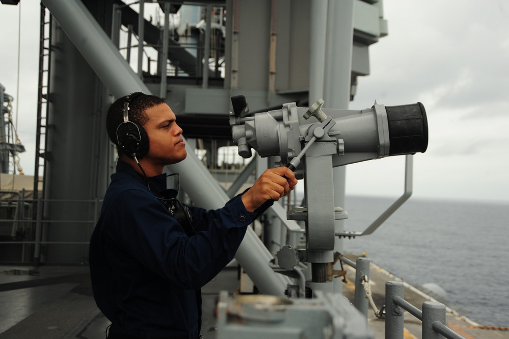 USS Boxer flight operations