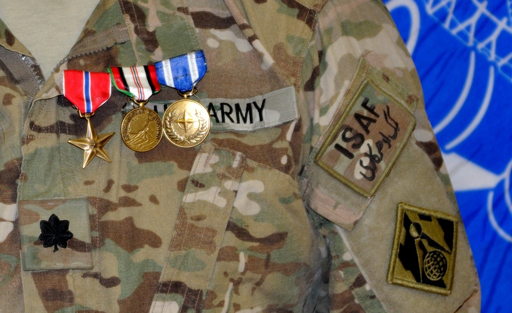 Lt. Col. Clifford A. Conklin honored with the Bronze Star and Bronze Order of the de Fleury Medal