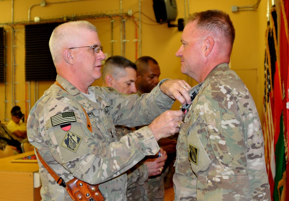 Lt. Col. Clifford A. Conklin honored with the Bronze Star and Bronze Order of the de Fleury Medal
