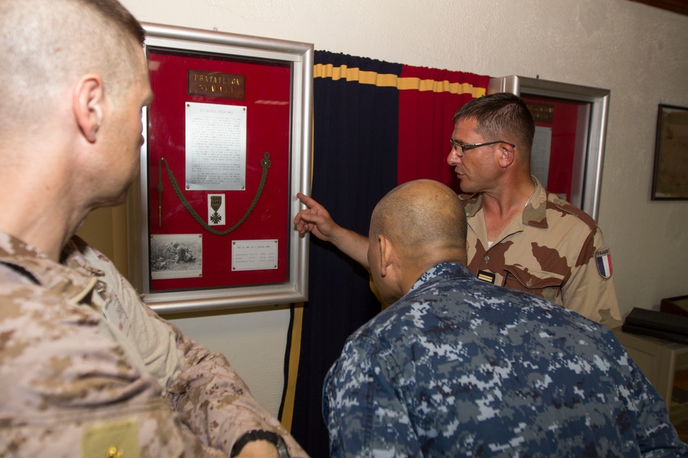 Marine and Navy chaplains learn about customs and traditions