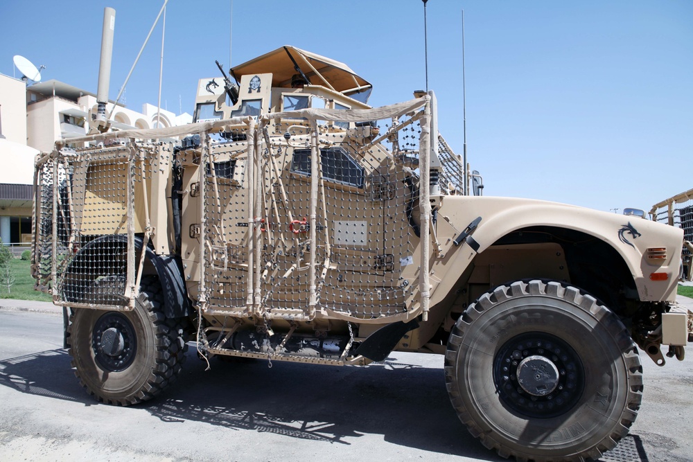 Defensive positions at the US Consulate Herat