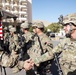 Delta Company, 1-5 Cavalry re-enlistment ceremony at US Consulate Herat