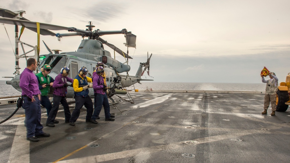 USS New Orleans training