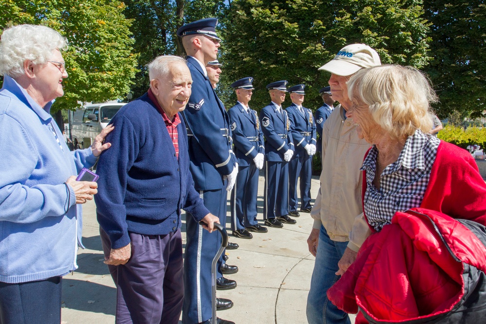 New York State World War II vets visit memorial