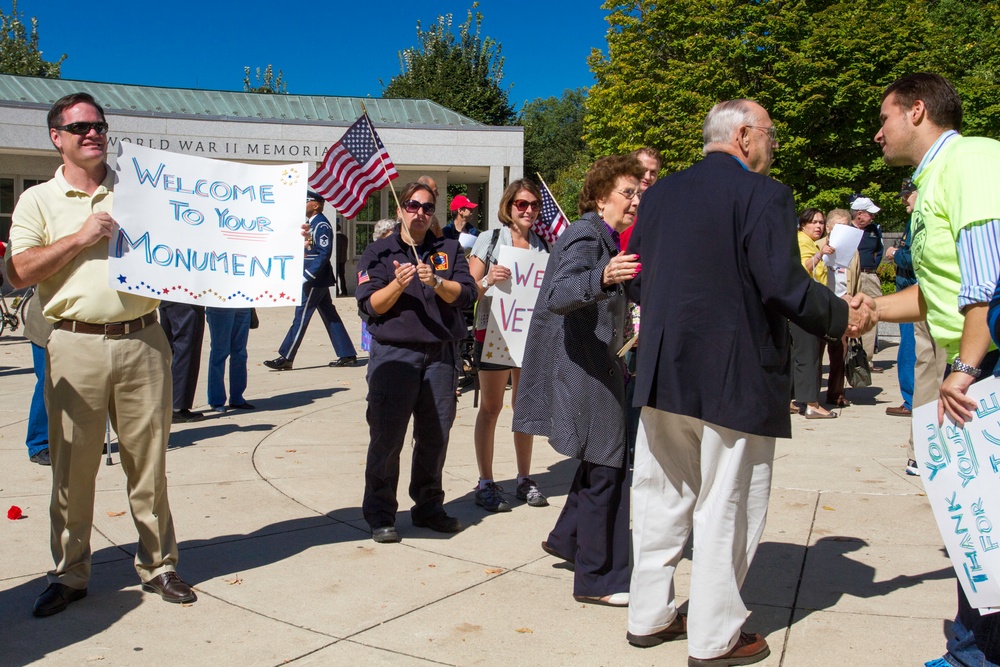 New York State World War II vets visit memorial