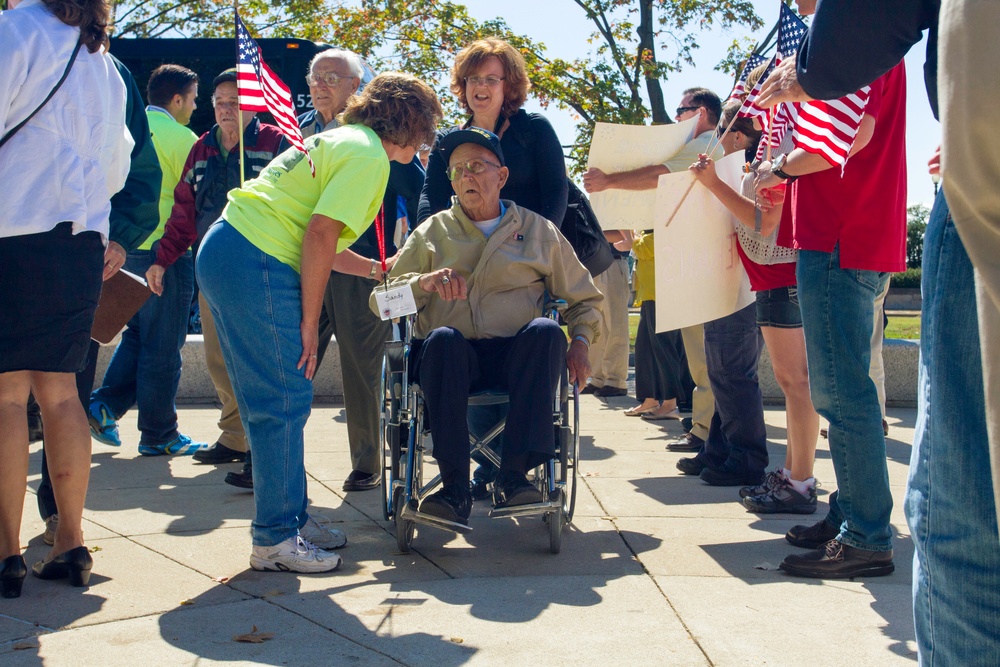 New York State World War II vets visit memorial