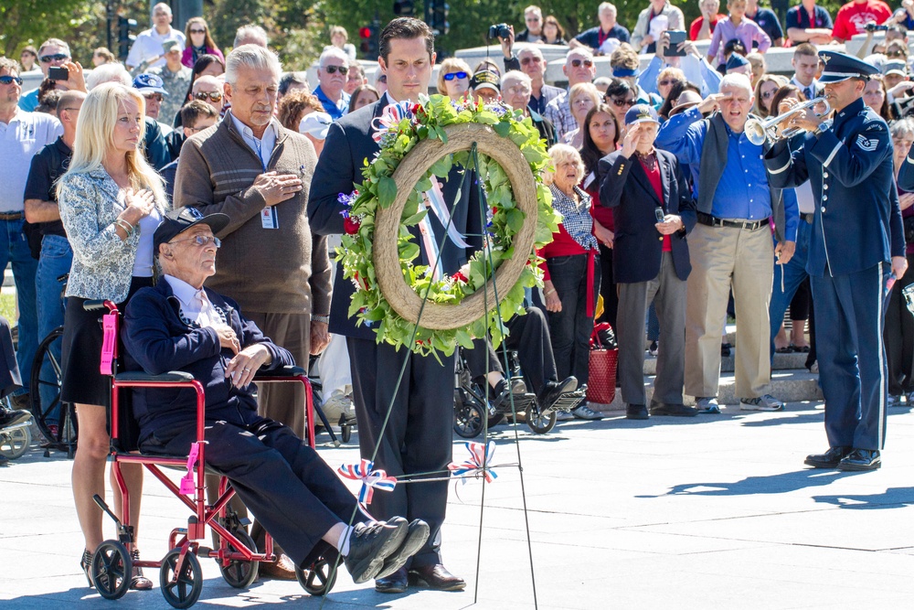 Air Force Honor Guard honors World War II vets