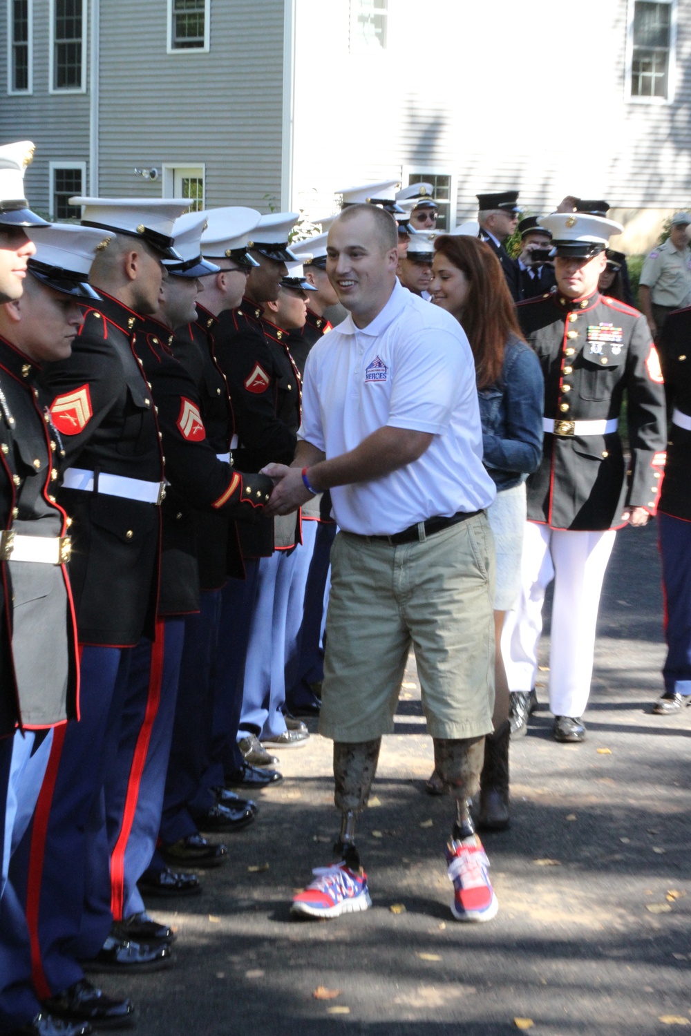 Wounded Marine veteran makes house a home