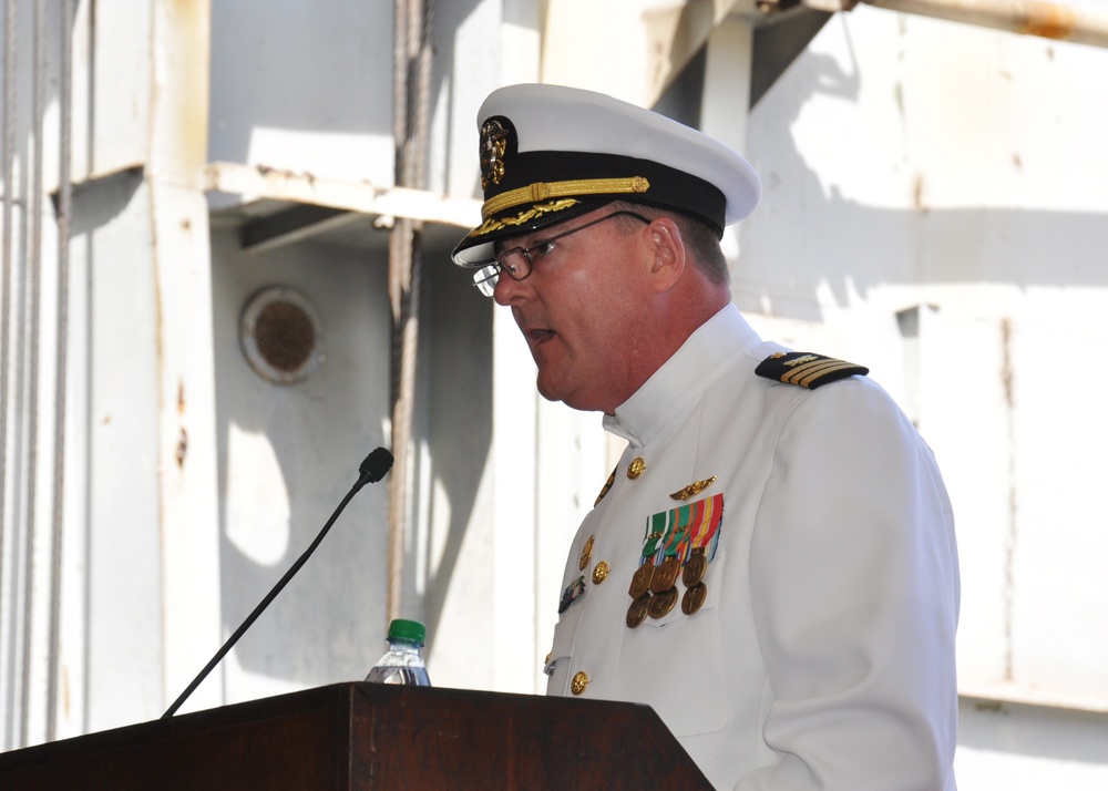 Decommissioning ceremony