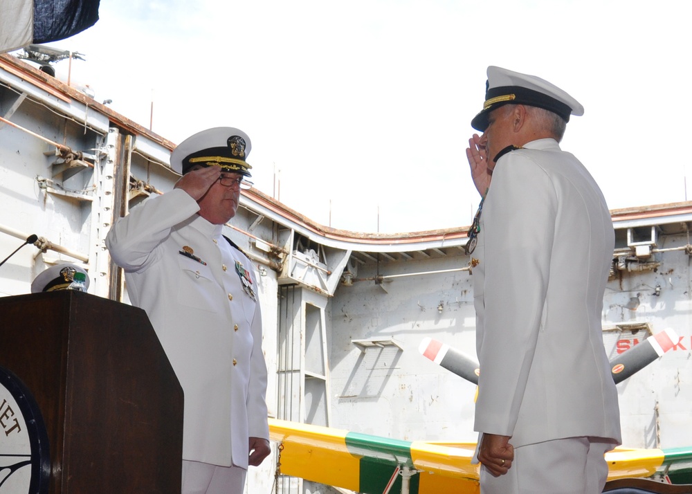 Decommissioning ceremony