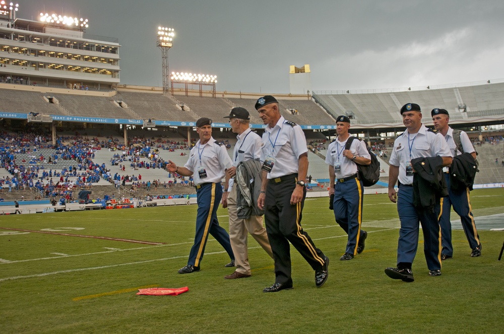 US Military Academy Superintendent at Cotton Bowl Stadium