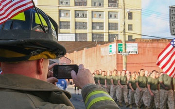 MOH recipient leads Marines to World Trade Center