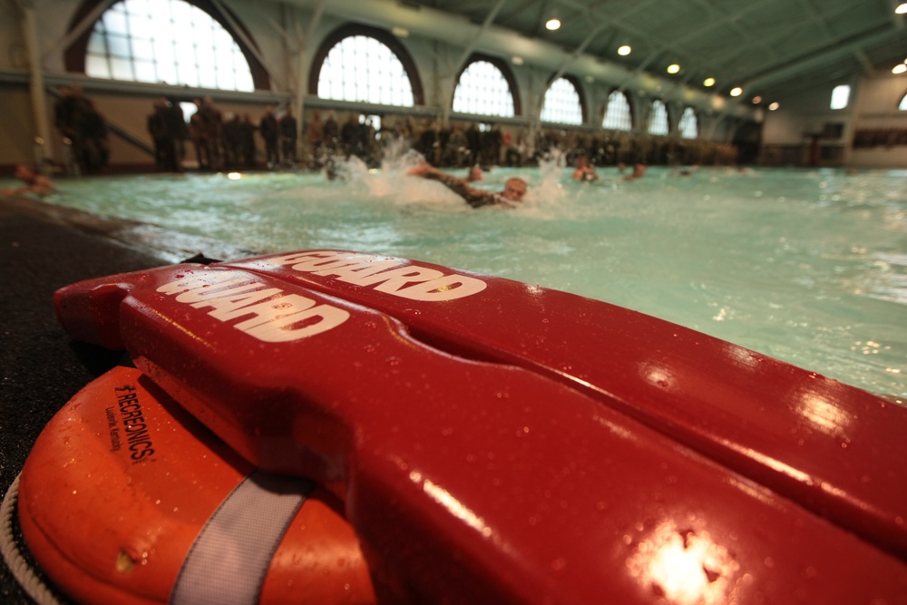 Photo Gallery: Marine recruits learn basic water survival on Parris Island