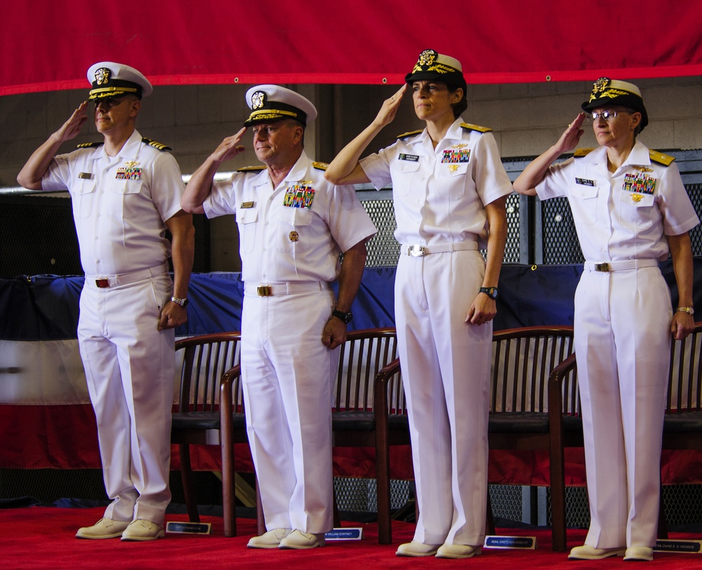 Navy Cyber Forces change of command ceremony