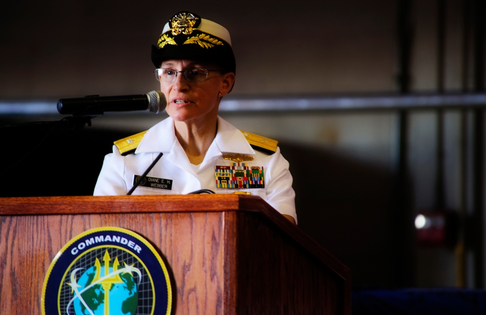 Navy Cyber Forces change of command ceremony