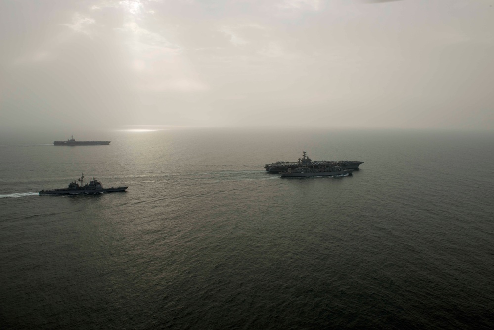USS Harry S. Truman transits the Persian Gulf