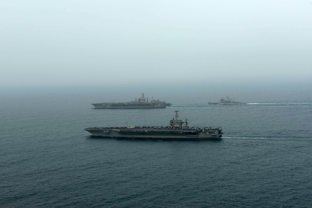 USS Harry S. Truman transits the Persian Gulf