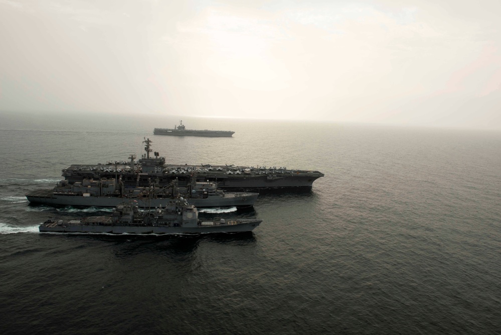 USS Harry S. Truman transits the Persian Gulf