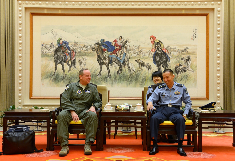 CSAF visits China