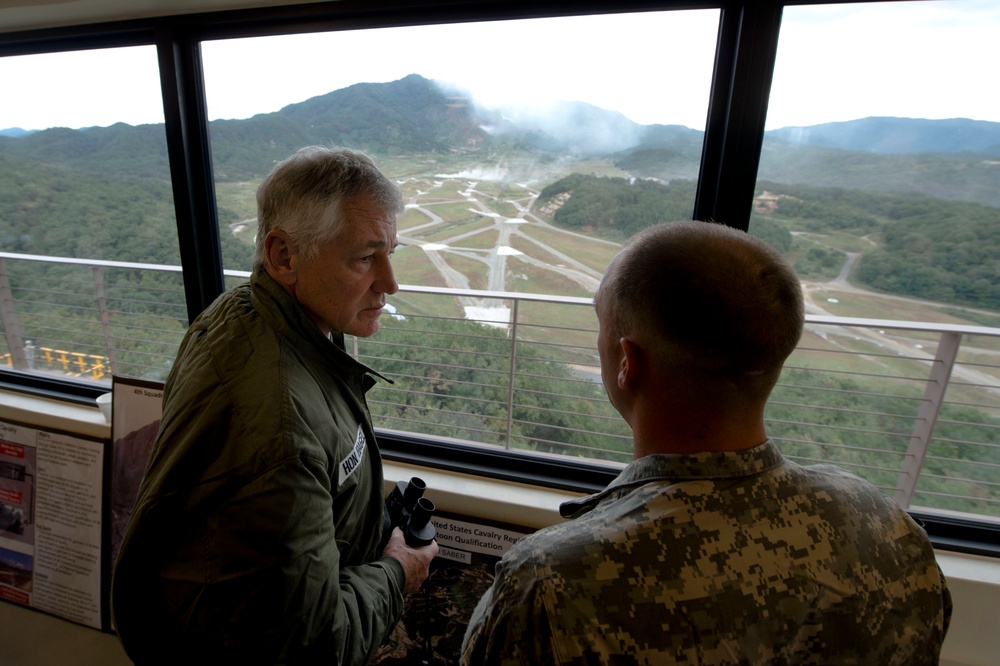 Secretary of defense visits South Korea