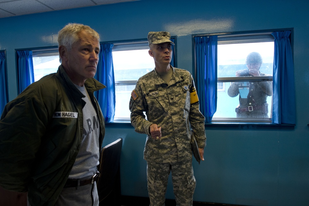 Secretary of defense visits South Korea