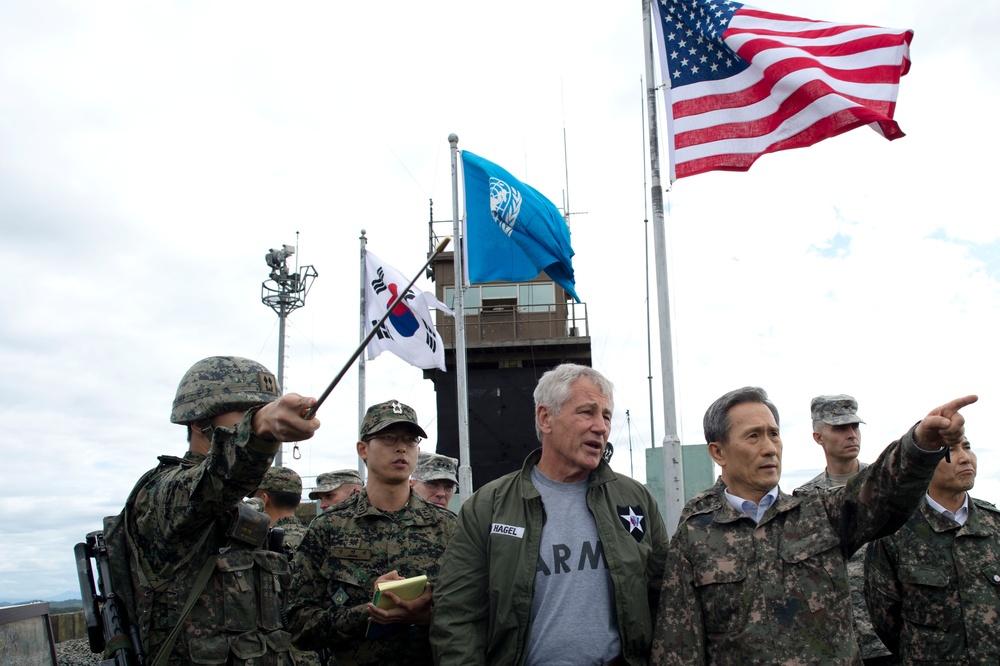 Secretary of defense visits South Korea