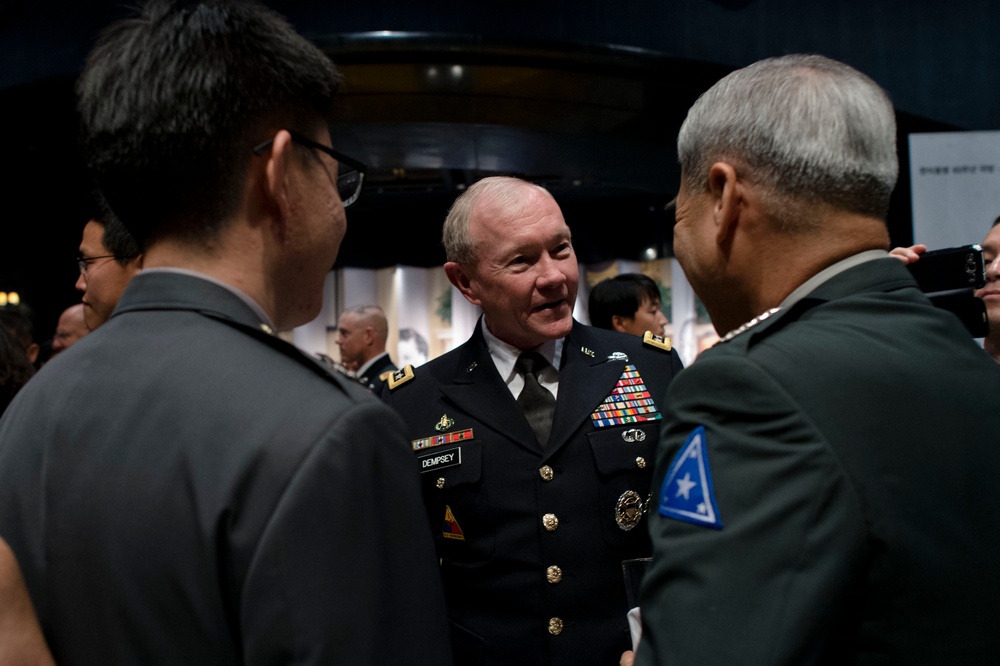 Secretary of defense visits South Korea