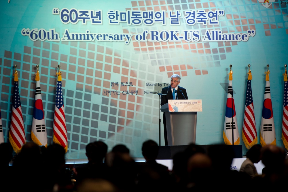 Secretary of defense visits South Korea