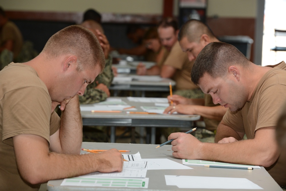 Navy advancement exam