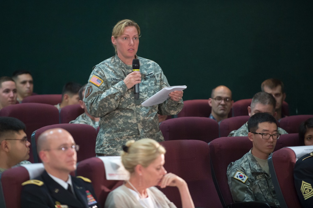 CJCS holds town hall in Korea