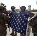 Delta Company 1-5 Cav American Flag Ceremony at U.S. Consulate Herat