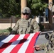 Delta Company 1-5 Cav American Flag Ceremony at U.S. Consulate Herat