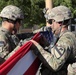 Delta Company 1-5 Cav American Flag Ceremony at U.S. Consulate Herat