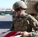 Delta Company 1-5 Cav American Flag Ceremony at U.S. Consulate Herat