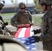 Delta Company 1-5 Cav American Flag Ceremony at U.S. Consulate Herat