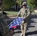 Delta Company 1-5 Cav American Flag Ceremony at U.S. Consulate Herat